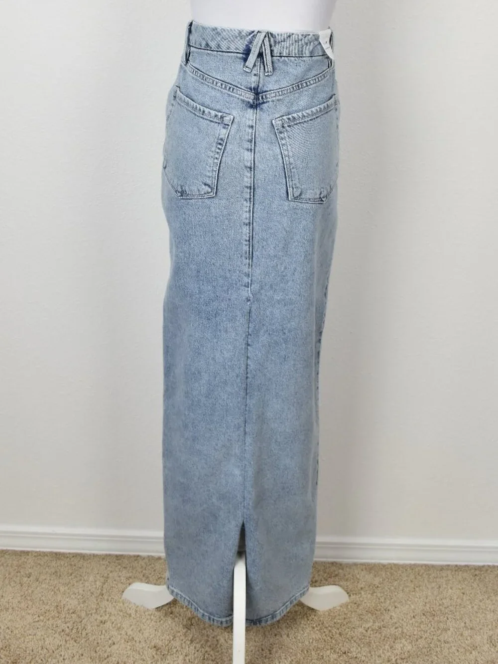 Good American Uniform Maxi Skirt NEW - 0/25 - Picture 6 of 13
